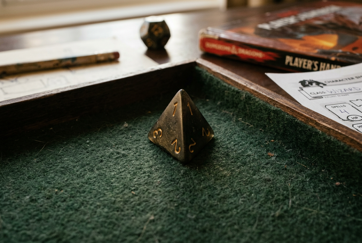 How do you interpret a D4 die?