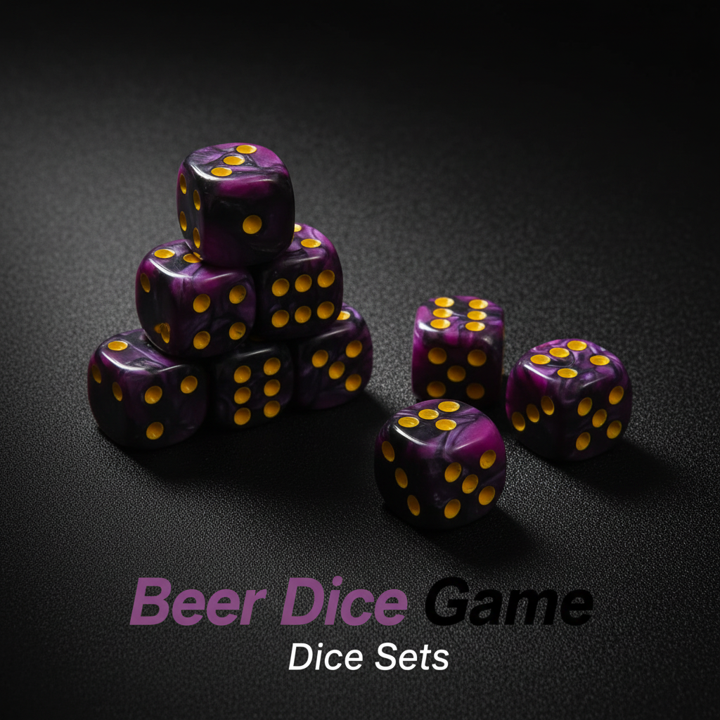 Beer Dice Game Dice Sets