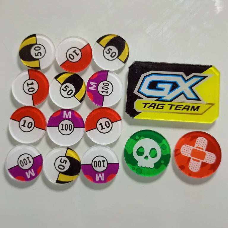 Pokémon TCG Damage Counter & Status Marker Storage Case