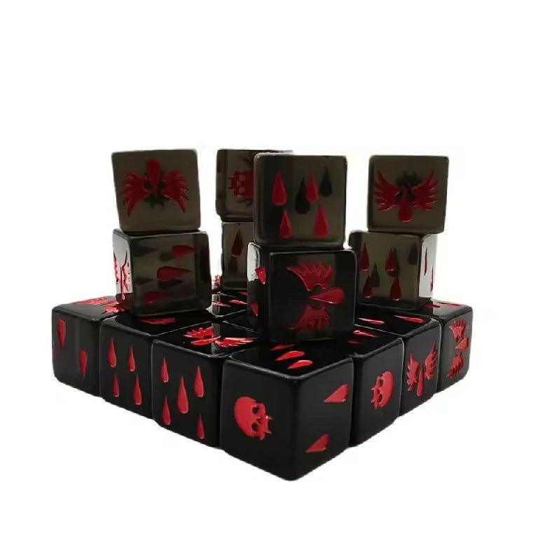 Warhammer 40k Blood Angels Sanguis Tabletop Game D6 Dice