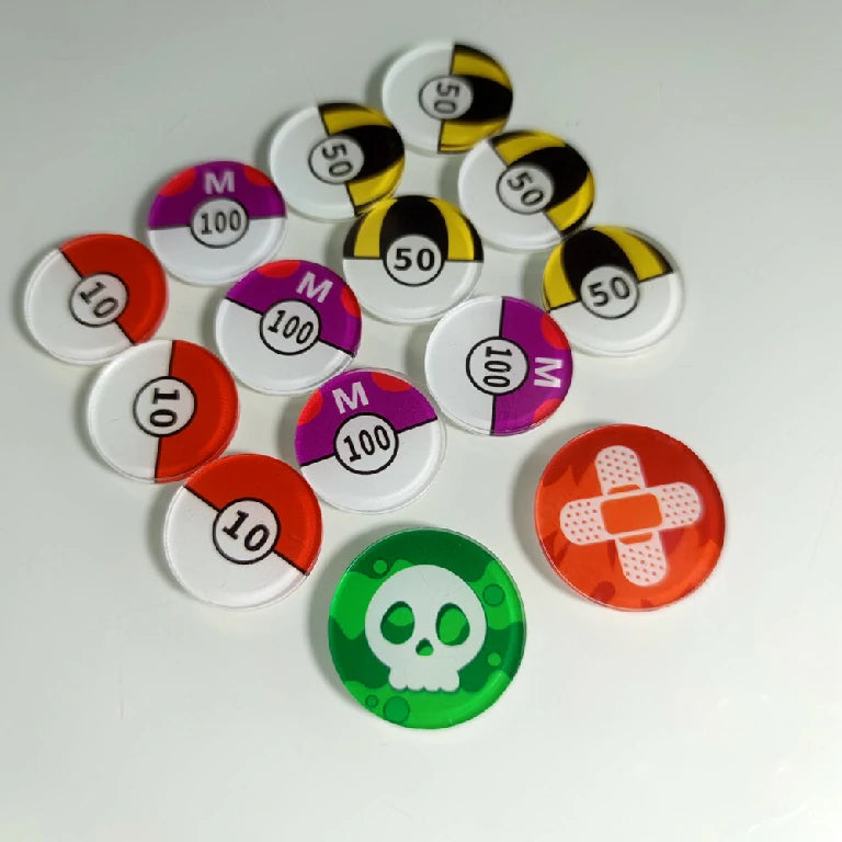 Pokémon TCG Damage Counter & Status Marker Storage Case
