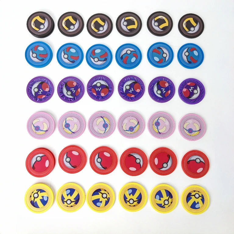 Pokémon Board Game Chips Upgrade Tokens