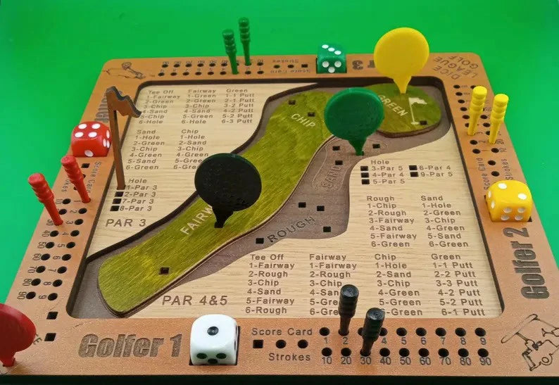 Desktop Golf Dice Game