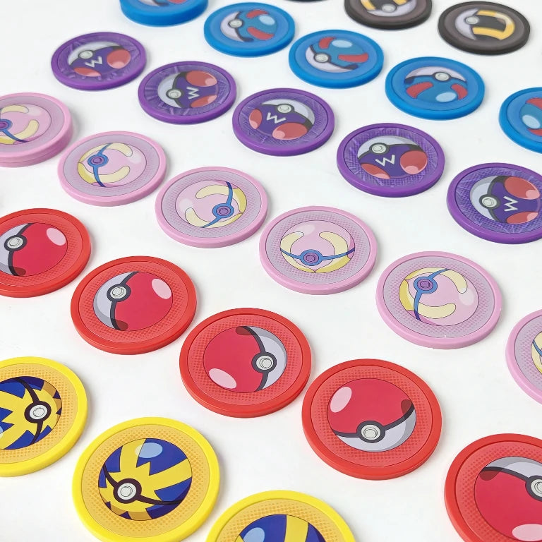 Pokémon Board Game Chips Upgrade Tokens