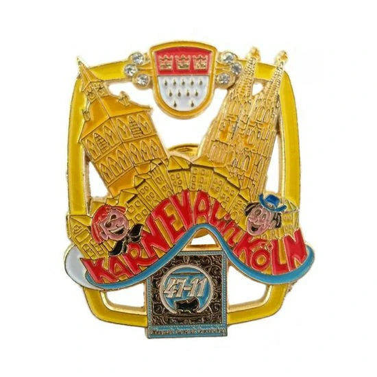 Custom personalized metal brooch badges、school badges, customizable shapes and patterns