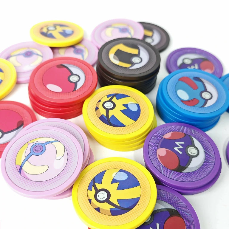 Pokémon Board Game Chips Upgrade Tokens