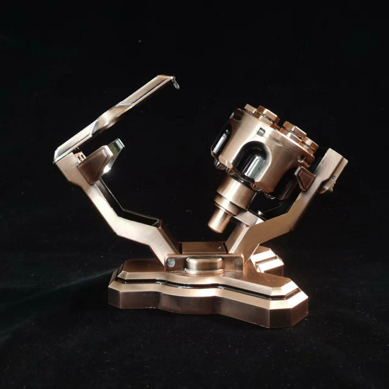 Cool Bullet Dice Set with Revolver-Cylinder Case | Metal RPG Dice