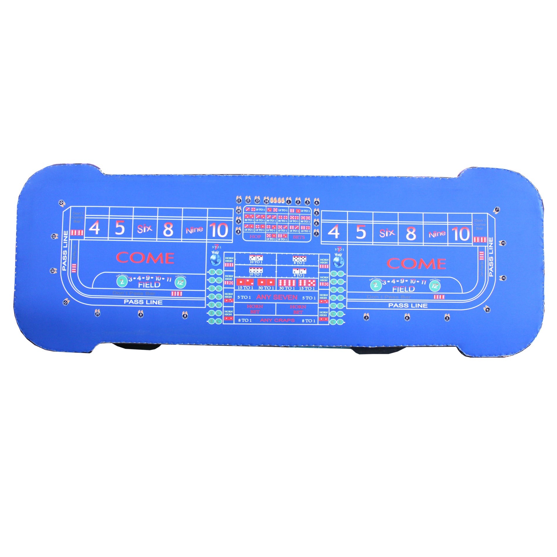Blue felt dice rolling tray accessory for 12-Inch Blue Felt Roll Dice Game Table | Bear Dice