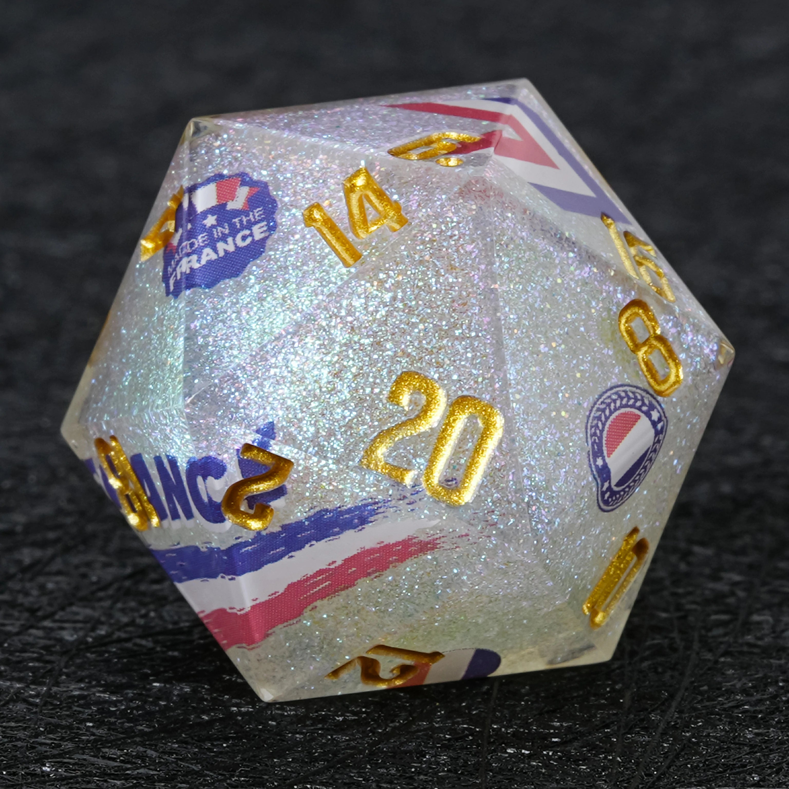 Netherlands Football DND Dice Set | World Cup Kickstarter Resin Dice