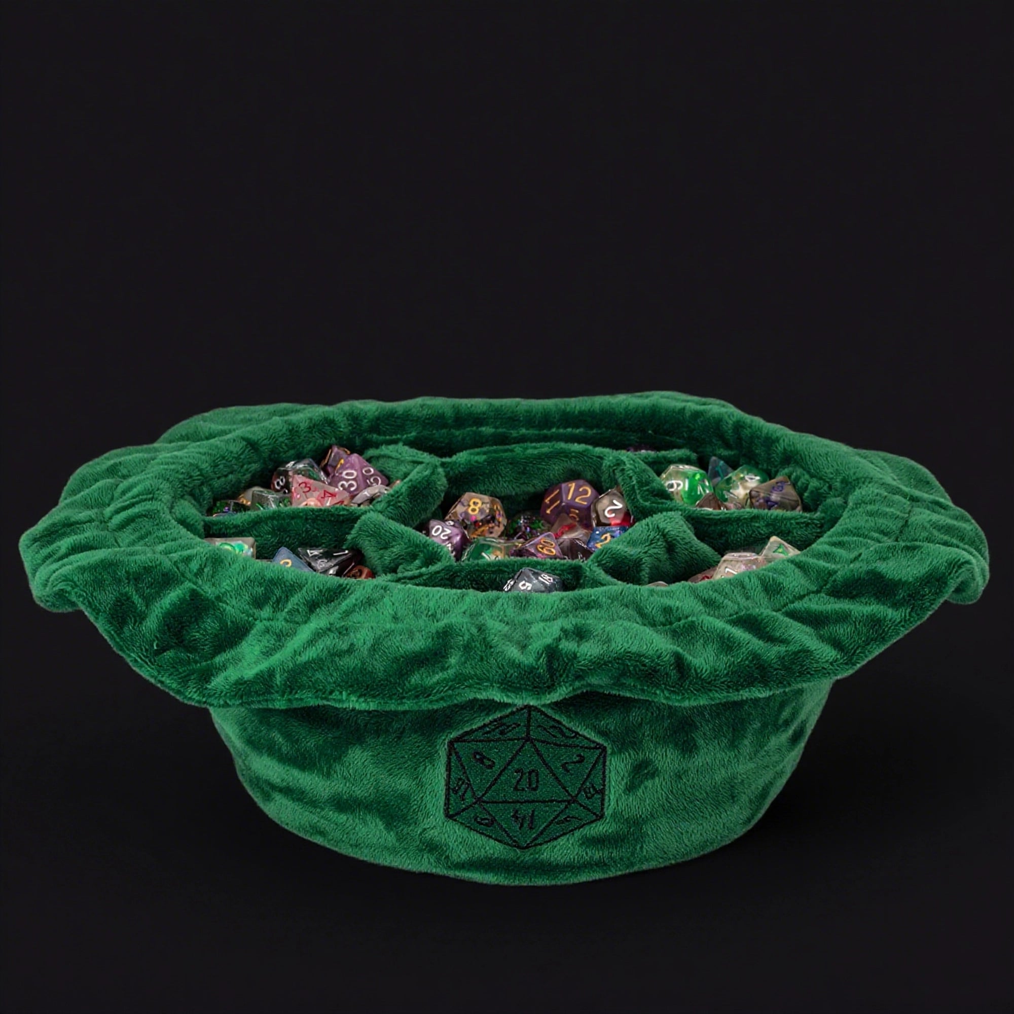 DND & COC Dice Storage Bag | Velvet Dice Bag with Drawstring