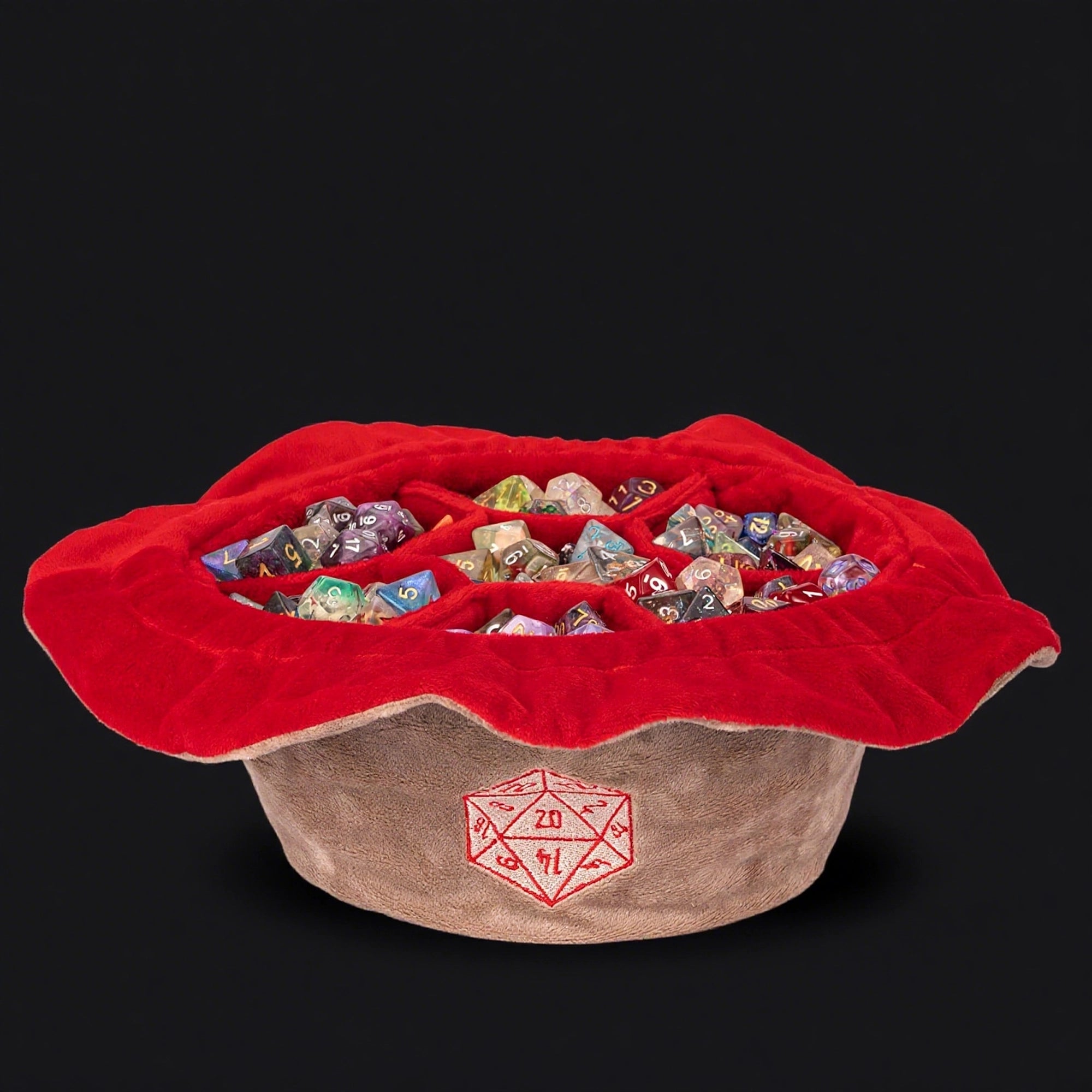 DND & COC Dice Storage Bag | Velvet Dice Bag with Drawstring