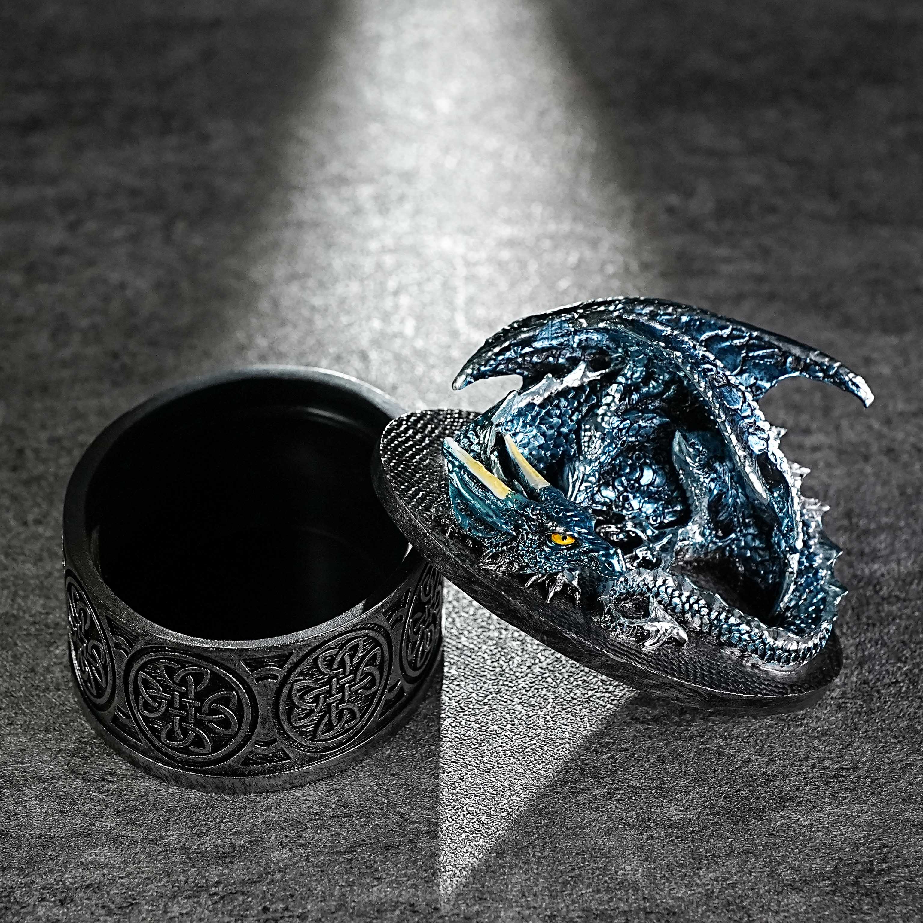Mysterious Magic Theme Dragon Dice Storage Box