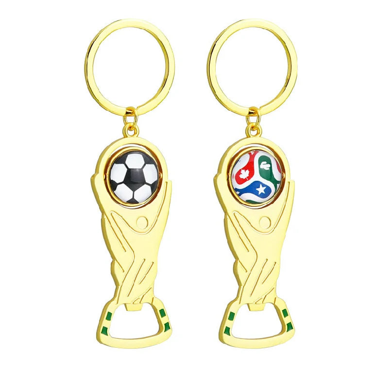 2026 World Cup Bottle Opener & Multifunctional Keychain — Fan Merchandise & Small Gift