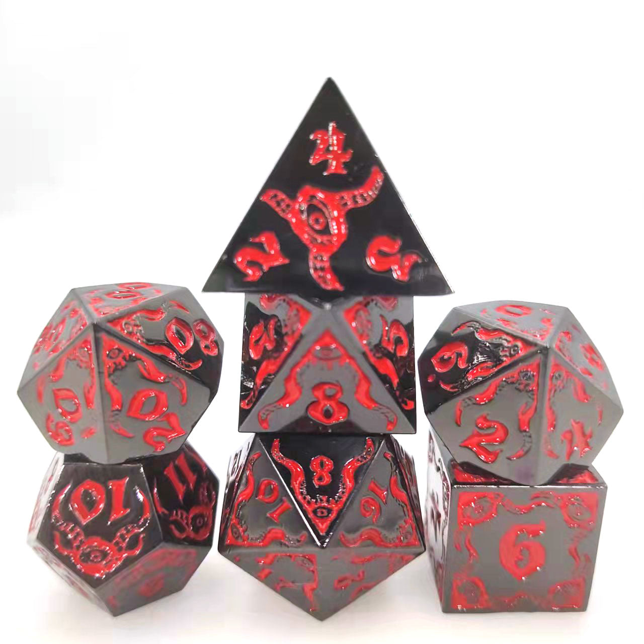 Clearance Discount-Devil's Eye Metal Dice Set Series