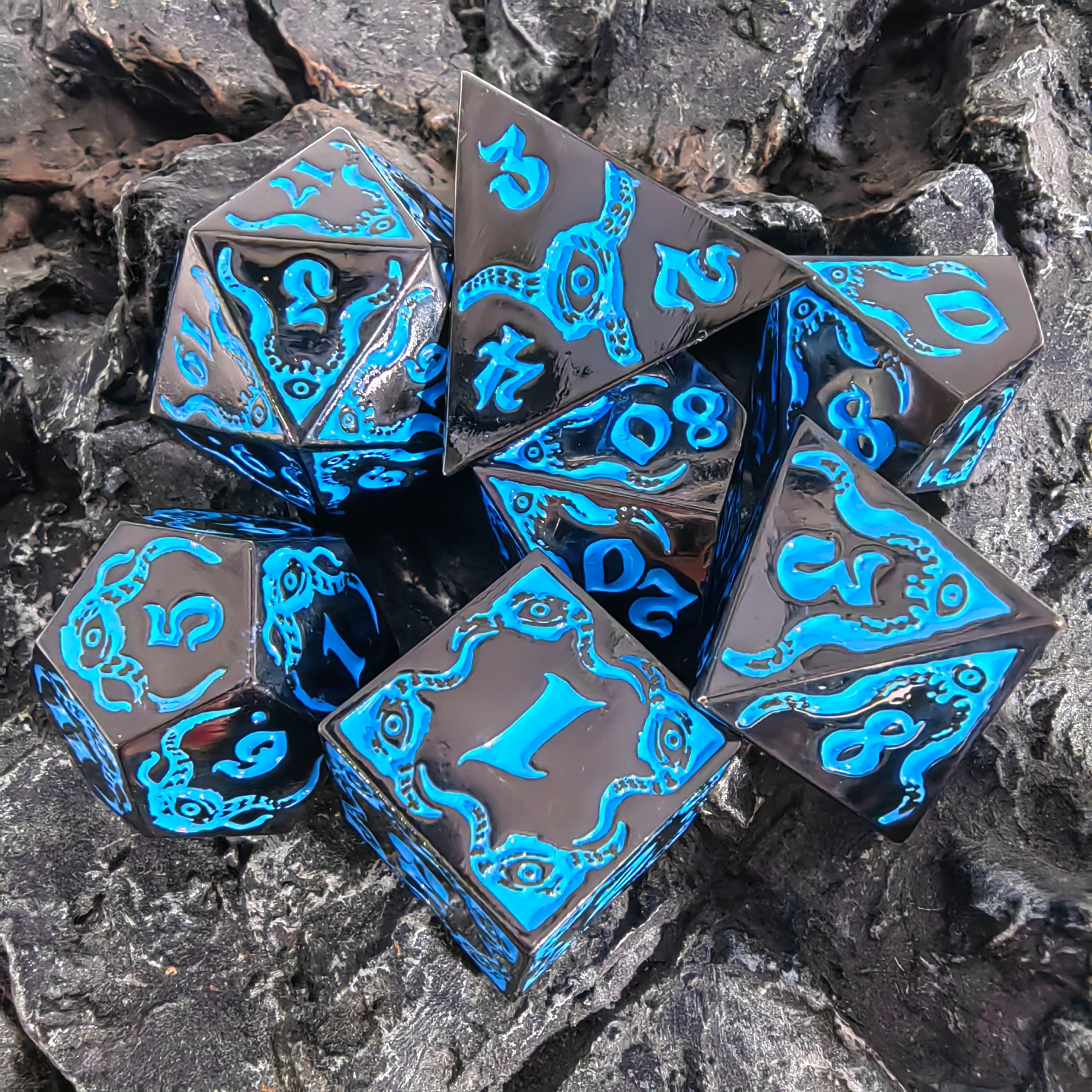 Clearance Discount-Devil's Eye Metal Dice Set Series