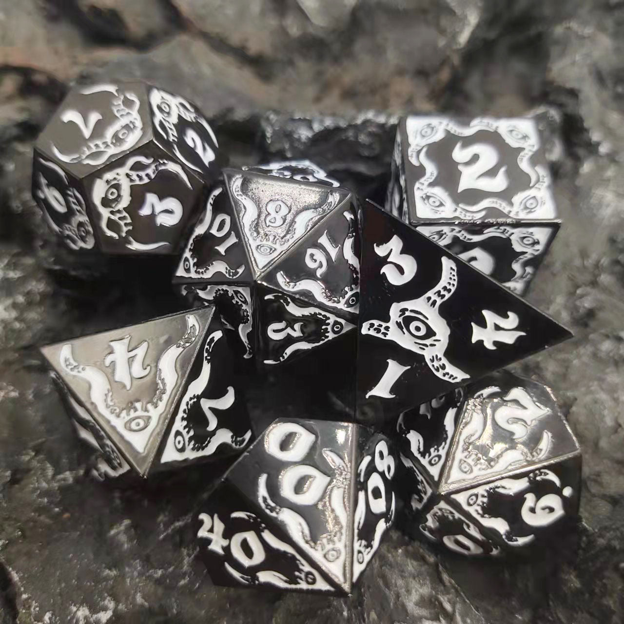 Clearance Discount-Devil's Eye Metal Dice Set Series