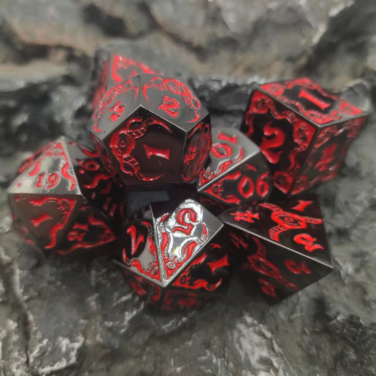Clearance Discount-Devil's Eye Metal Dice Set Series