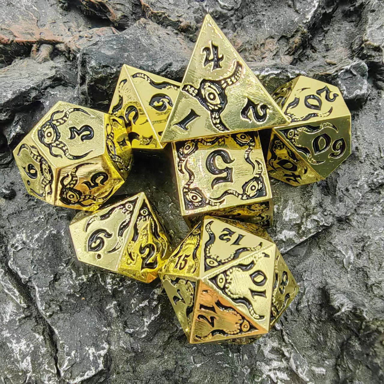 Clearance Discount-Devil's Eye Metal Dice Set Series