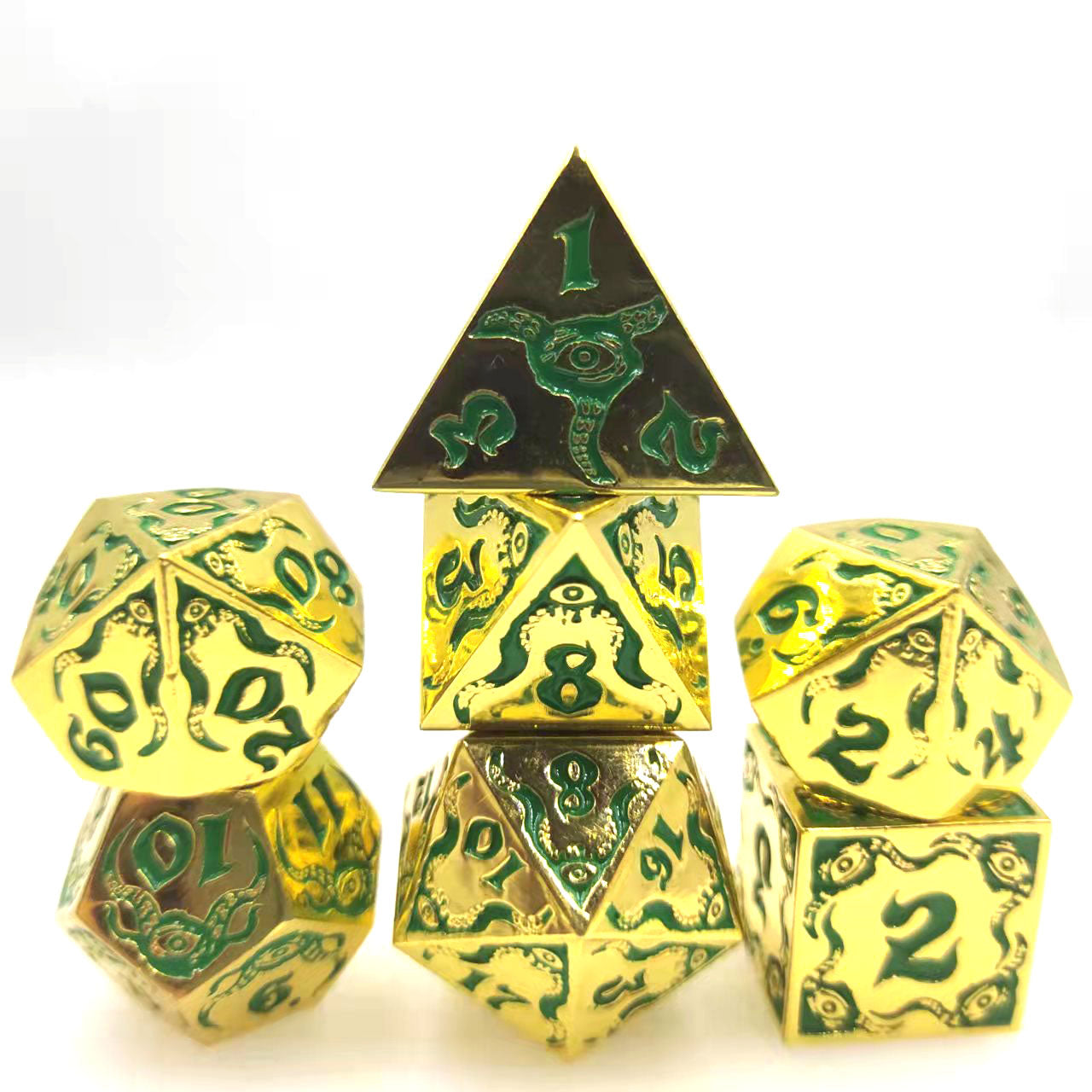 Clearance Discount-Devil's Eye Metal Dice Set Series