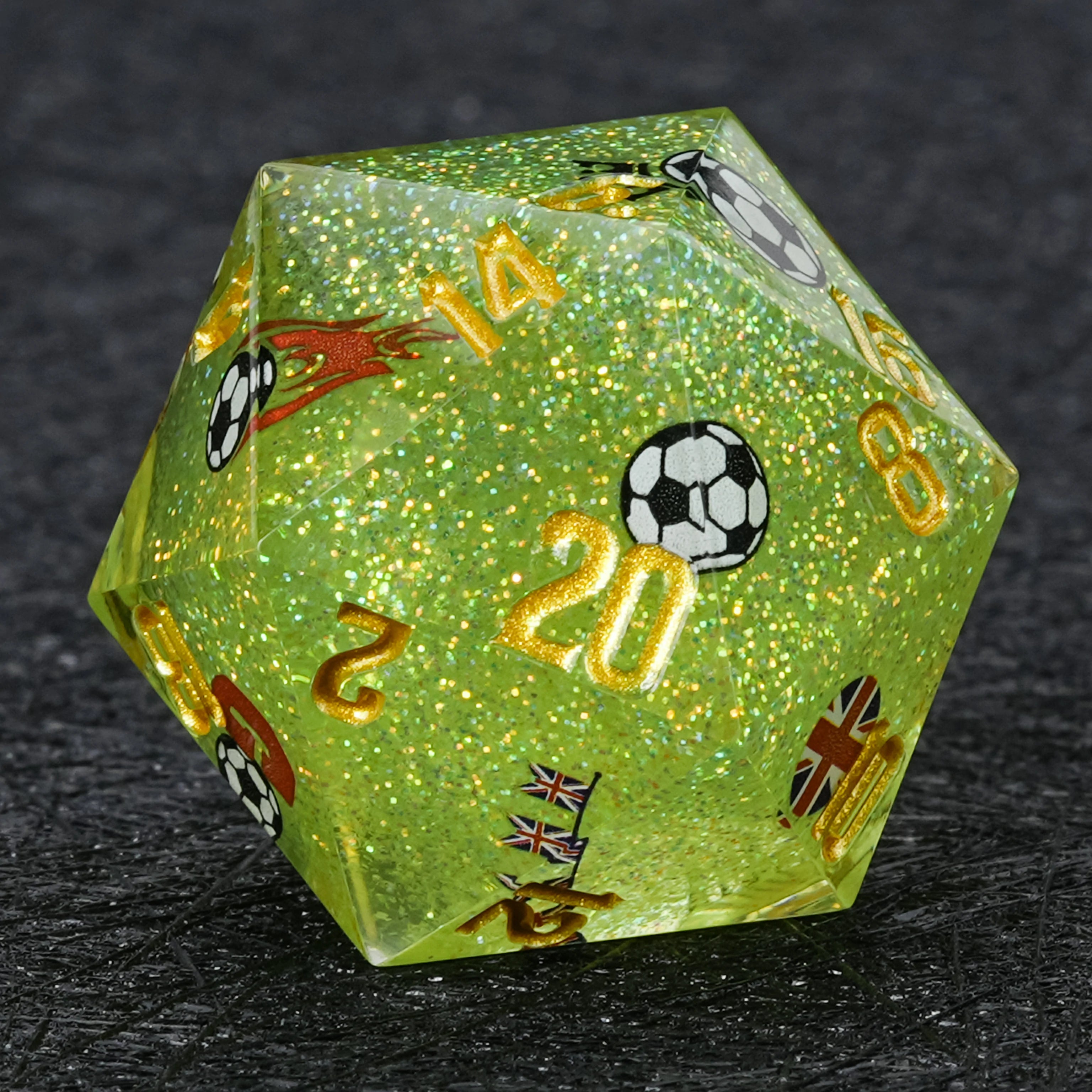 World Cup UK Football Resin Dice Set – Kickstarter Edition