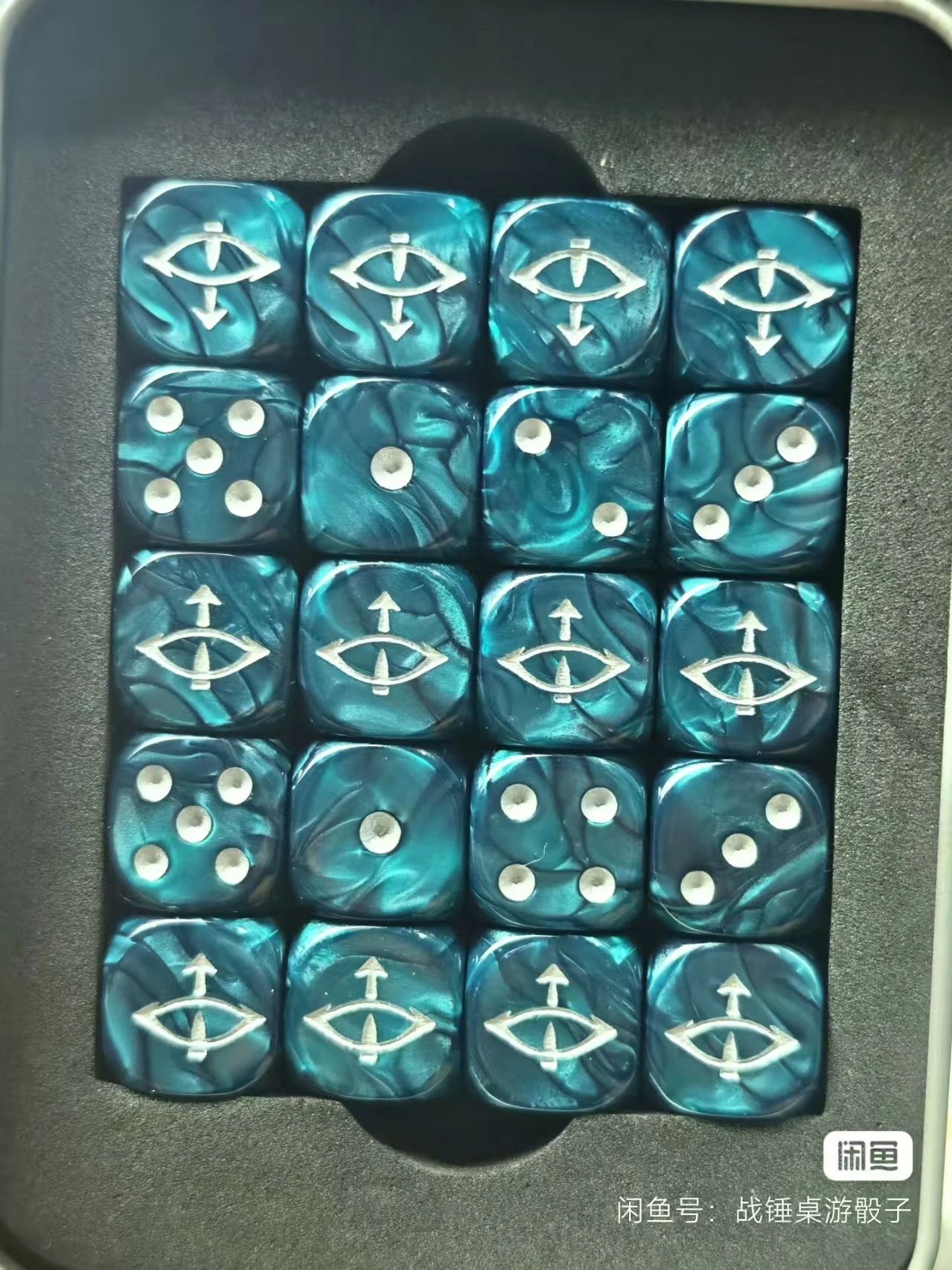 Warhammer 40K Sons of Horus D6 Dice | Tabletop RPG Gaming Dice