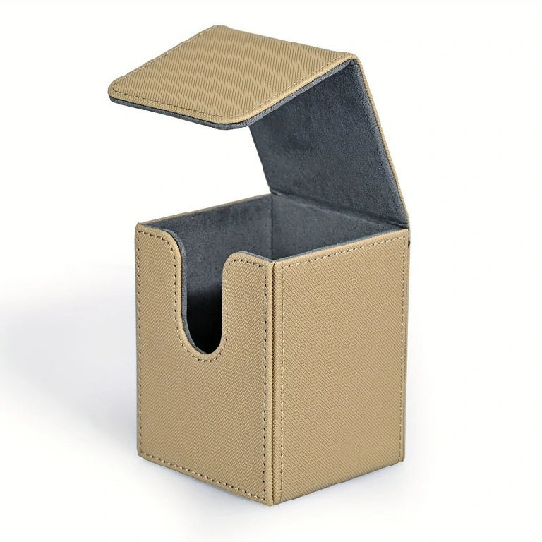 MTG Card Storage Box | PU Vertical-Insert Magnetic Case for Pokémon and Tabletop Game Card Collections
