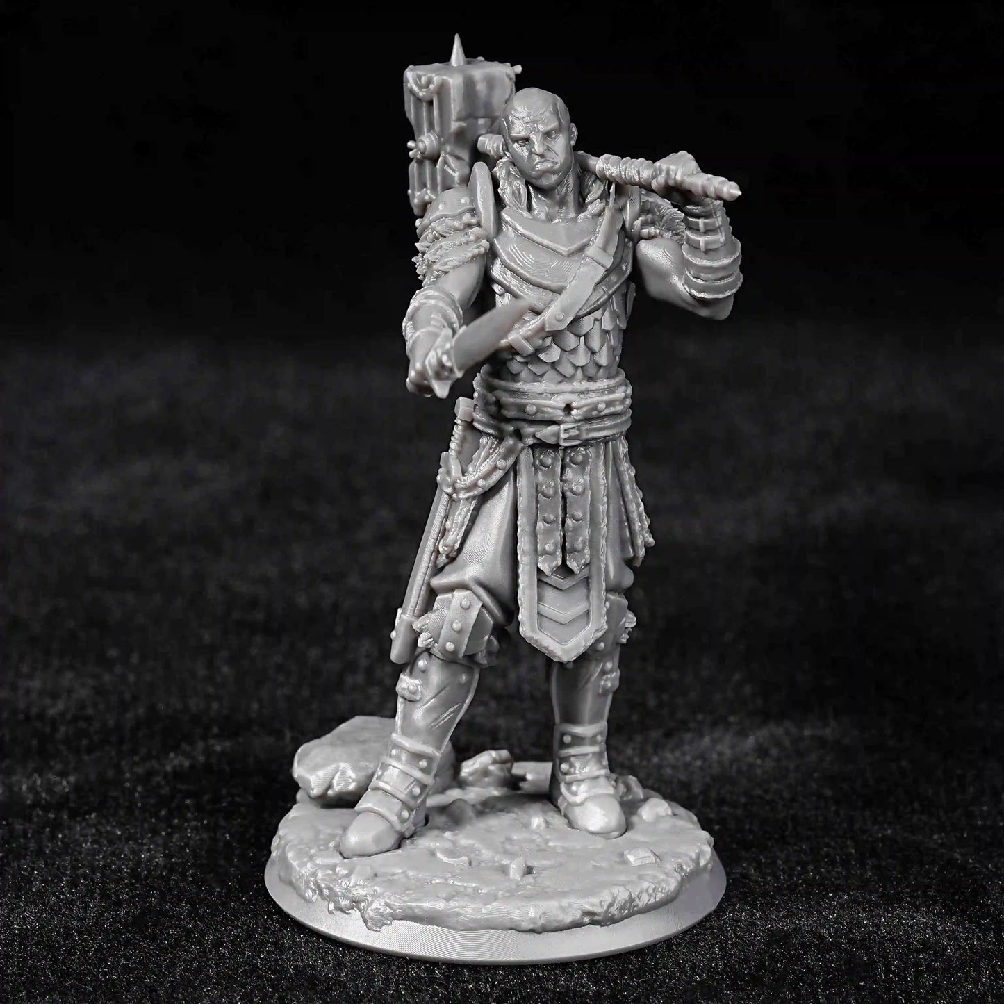 Roman Legionary-style 3D printed model of DND commander chess pieces