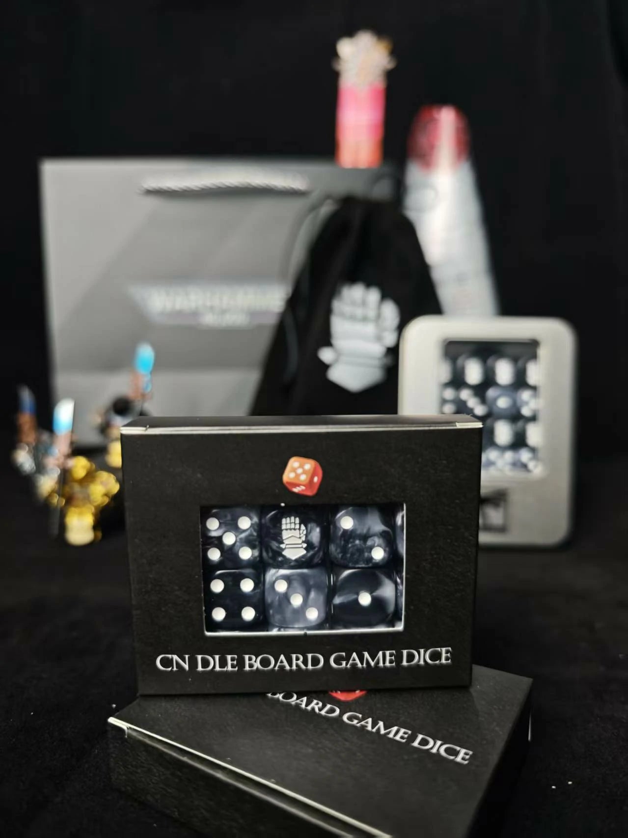 Warhammer 40K Iron Hands Acrylic D6 Dice | Premium RPG Gaming Dice Set