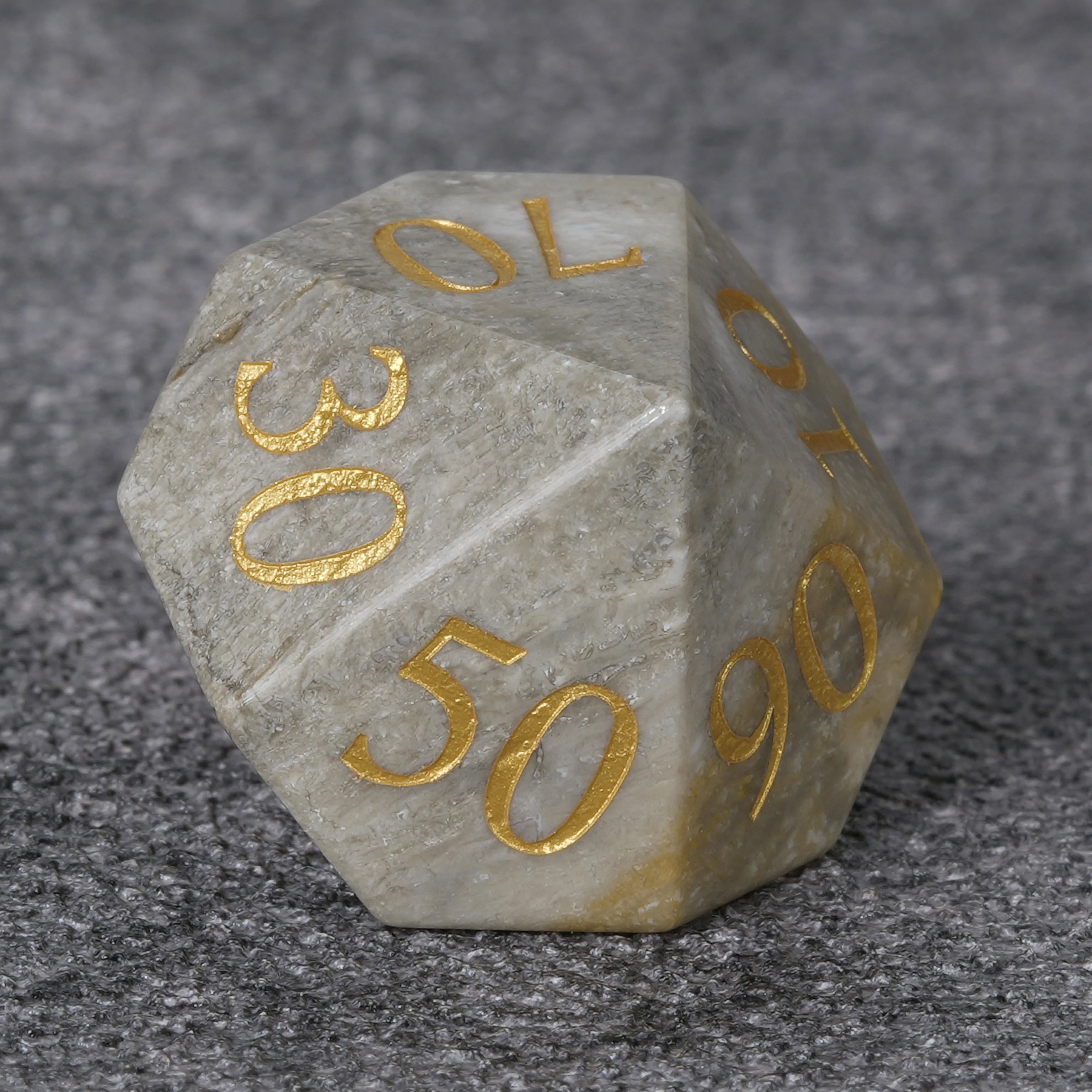 Chrysanthemum Stone DND Gemstone Dice Set
