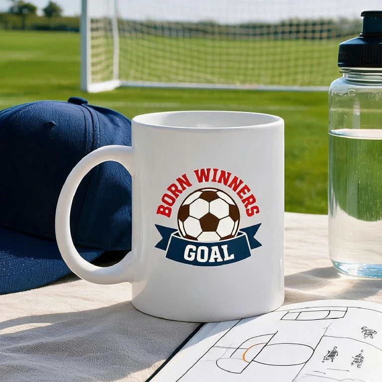 World Cup Football Print Ceramic Personalized Mug