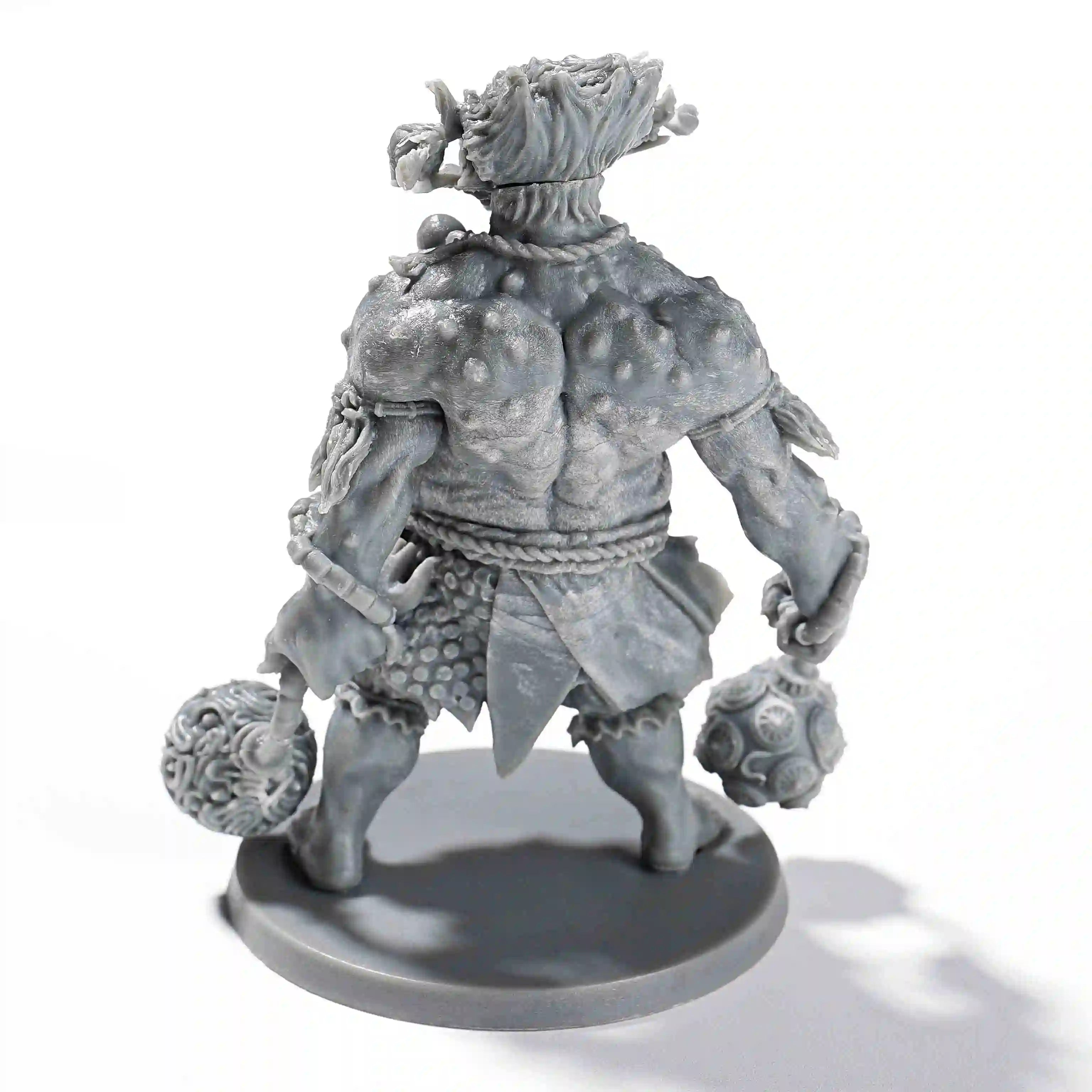 RPG Miniatures - Skeleton Double Ball Hercules with Base | Bear Dice