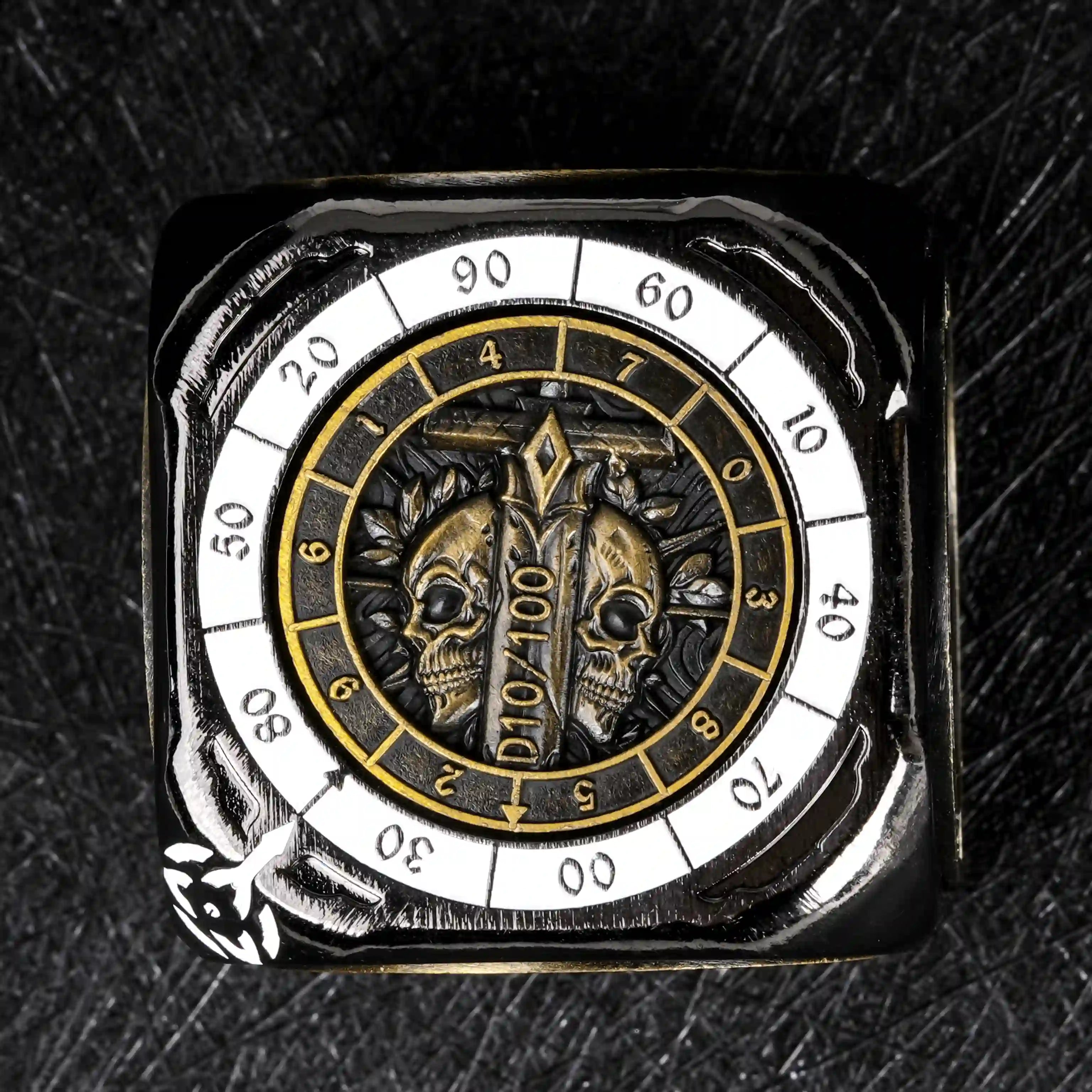 Kickstarter Dice - 7-in-1 Unique Metal D6 Spinning Dice 2.0