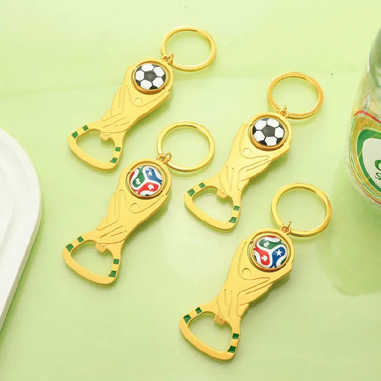2026 World Cup Bottle Opener & Multifunctional Keychain — Fan Merchandise & Small Gift