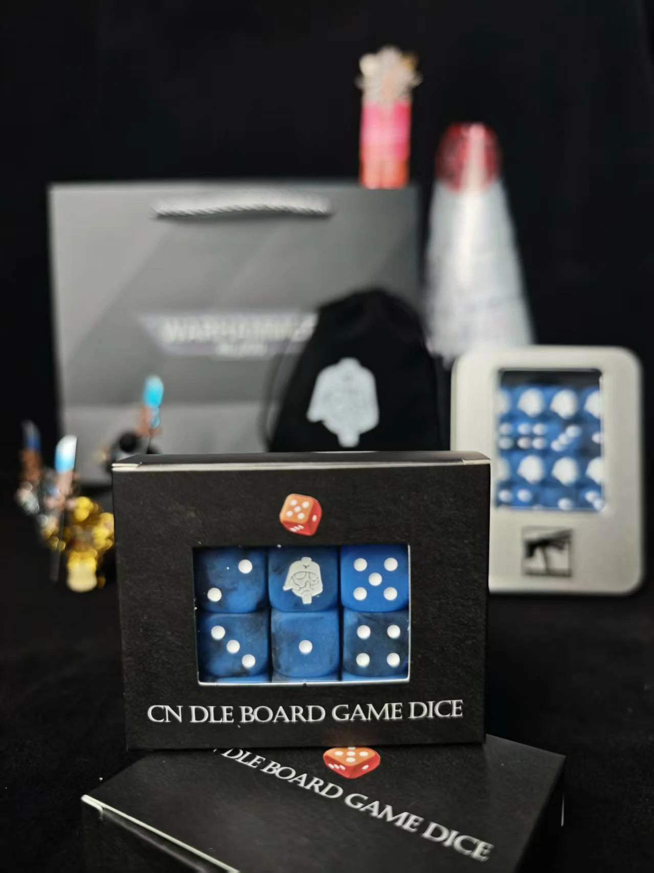Warhammer 40K Death Korps of Krieg Blue D6 Dice