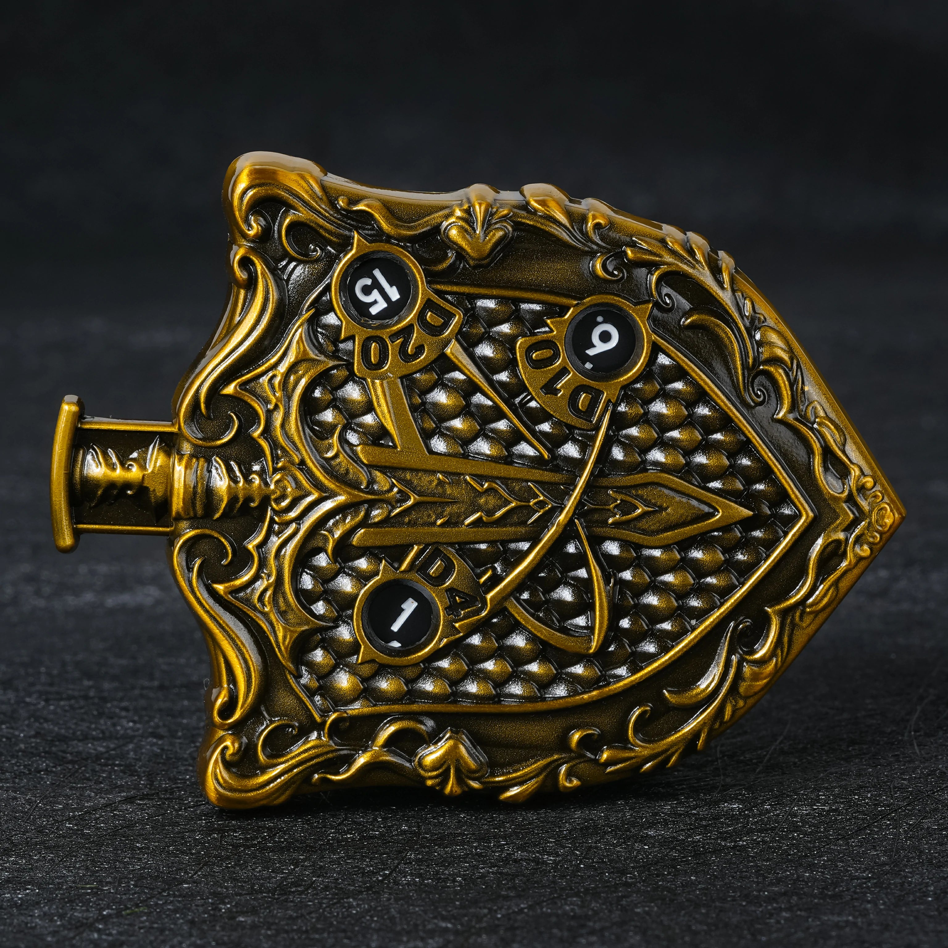 Paladin's Blade Spinner Metal Dice – D20 Spinning Dice for TTRPG