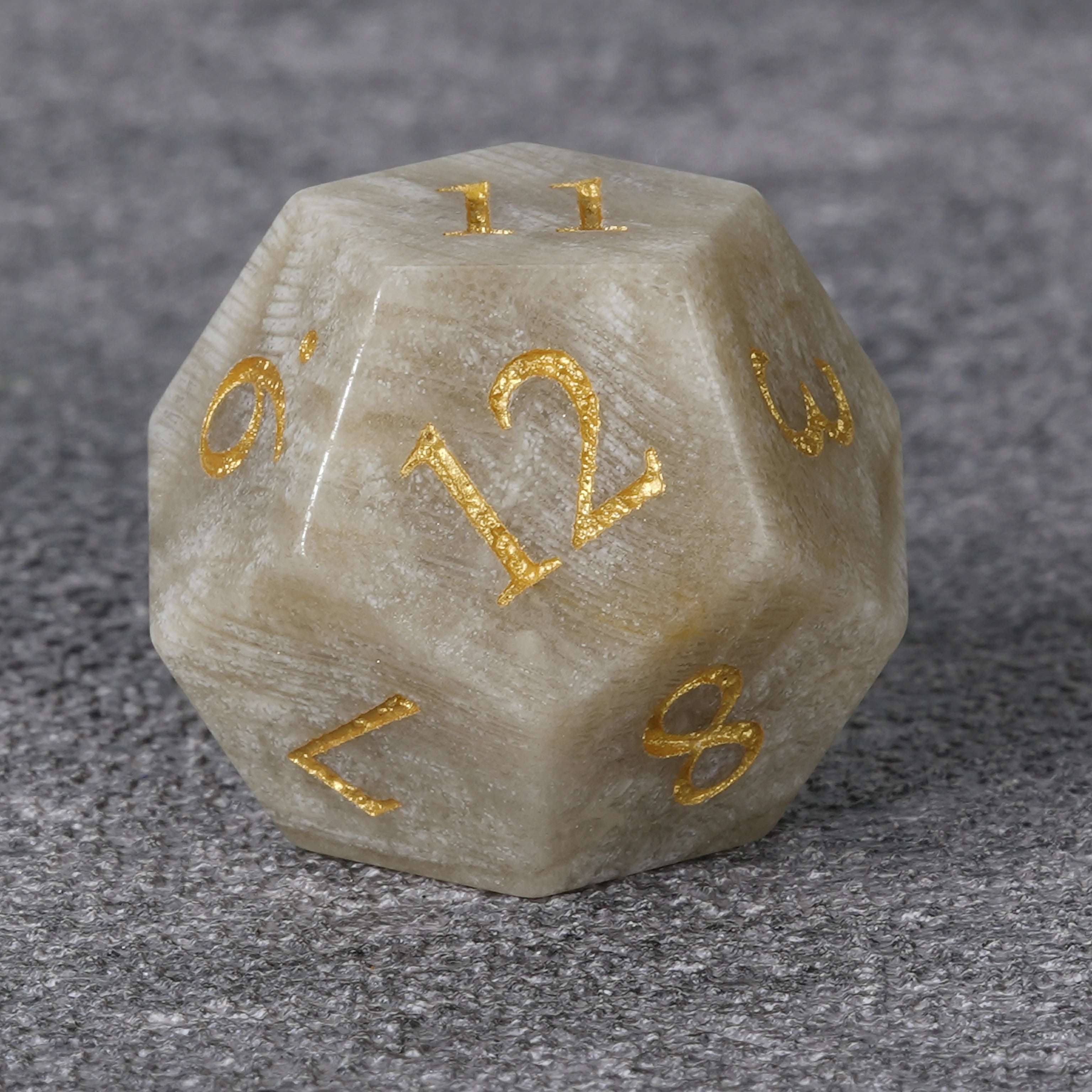 Chrysanthemum Stone DND Gemstone Dice Set