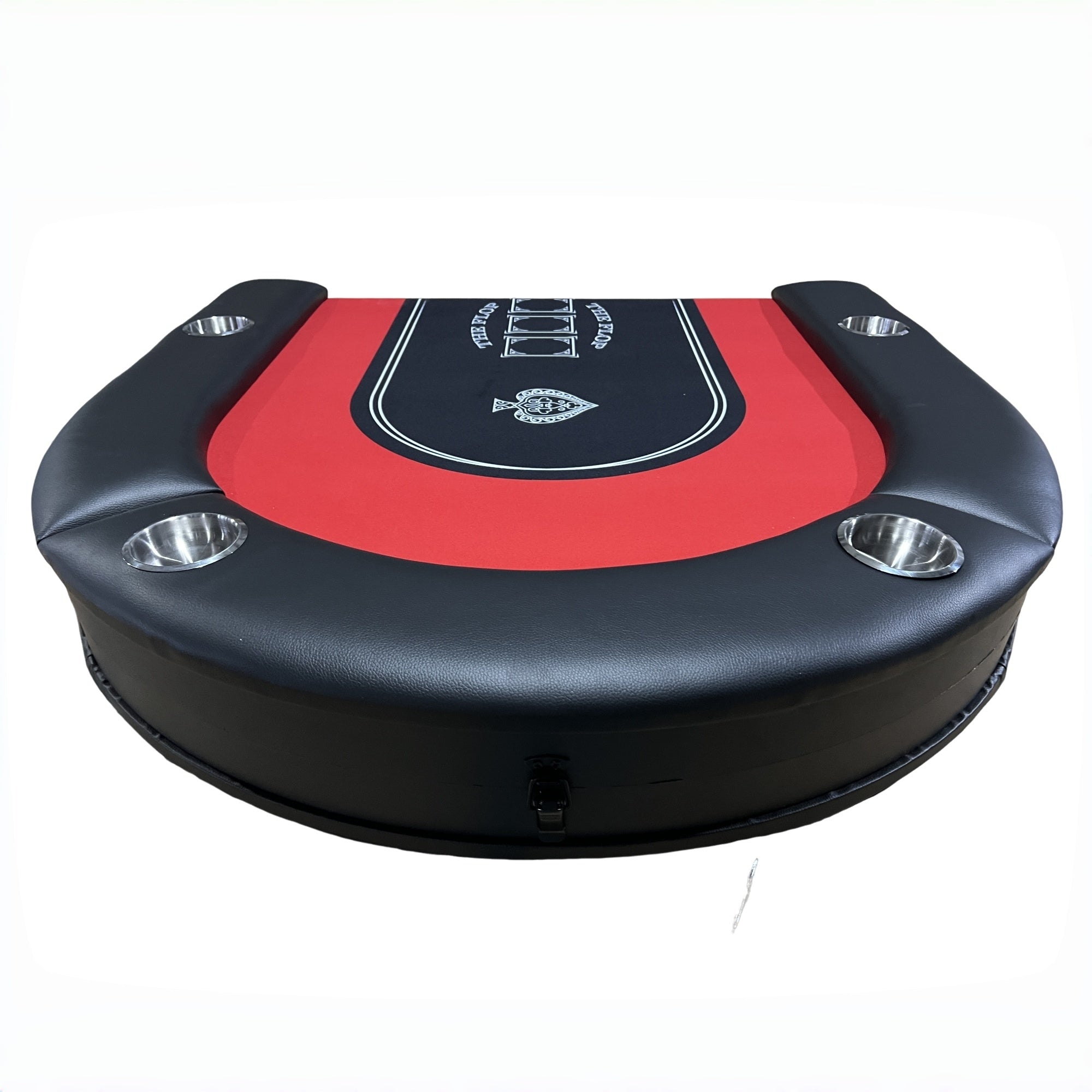 71-Inch Foldable Portable Poker Table with Soft Padded Rail | Bear Dice