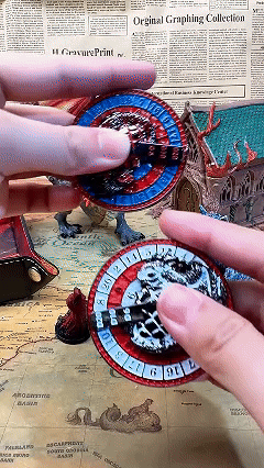 Unique Metal Dice Spinner Dragon Egg Fidget Spinner Dice