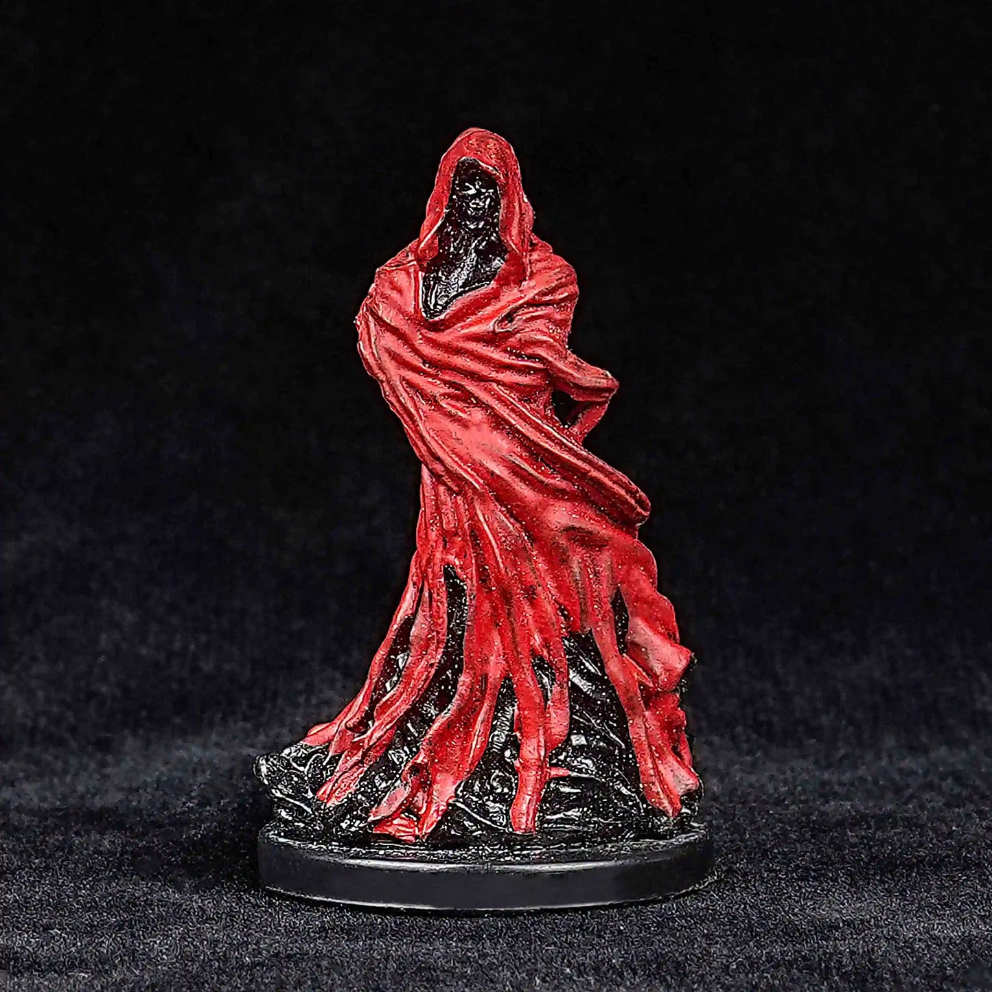 3D Printed Red Flame Robe Ghost Skeleton RPG Mini Model