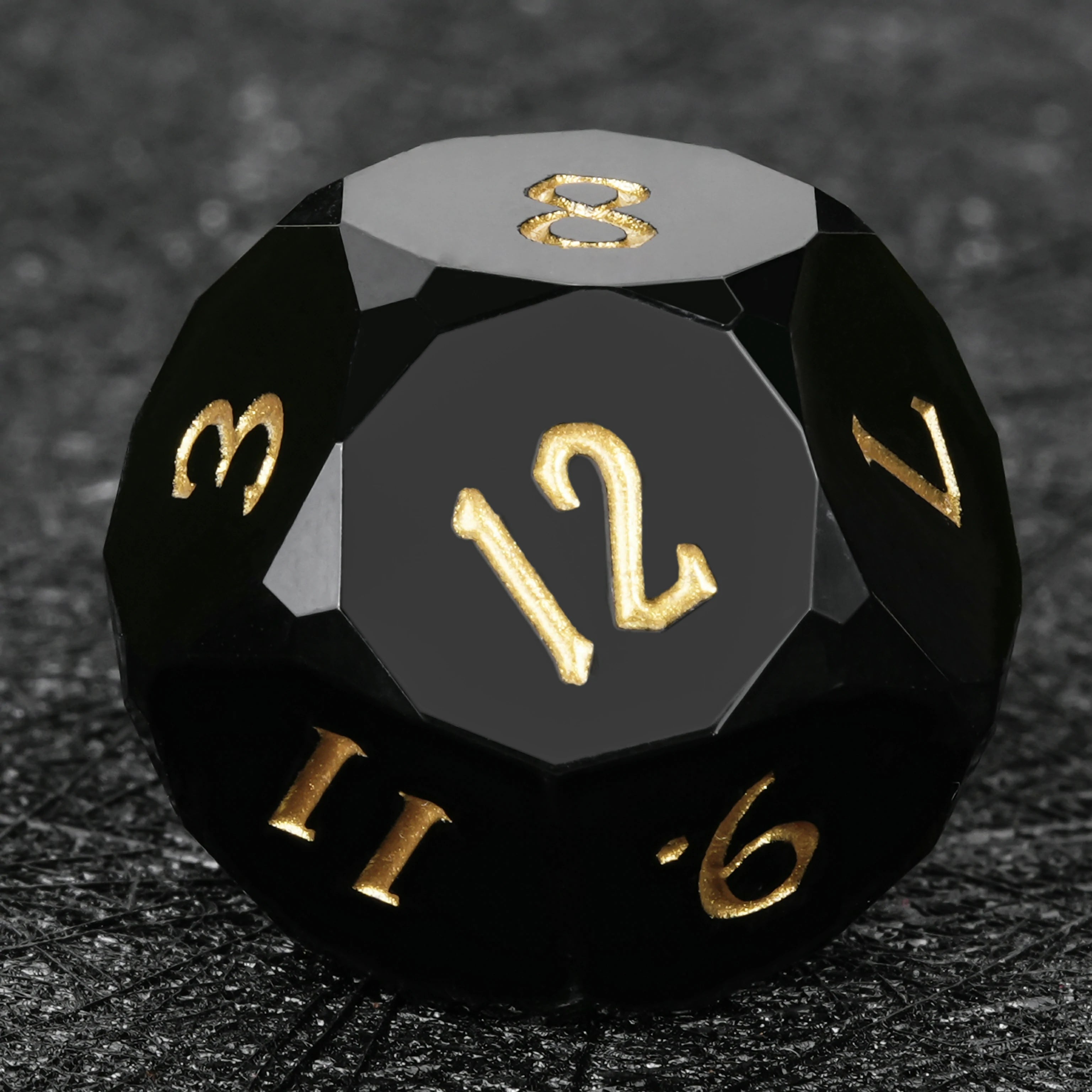 Red Multi-Faceted Resin Dice Set | D10 Dice for RPG Games