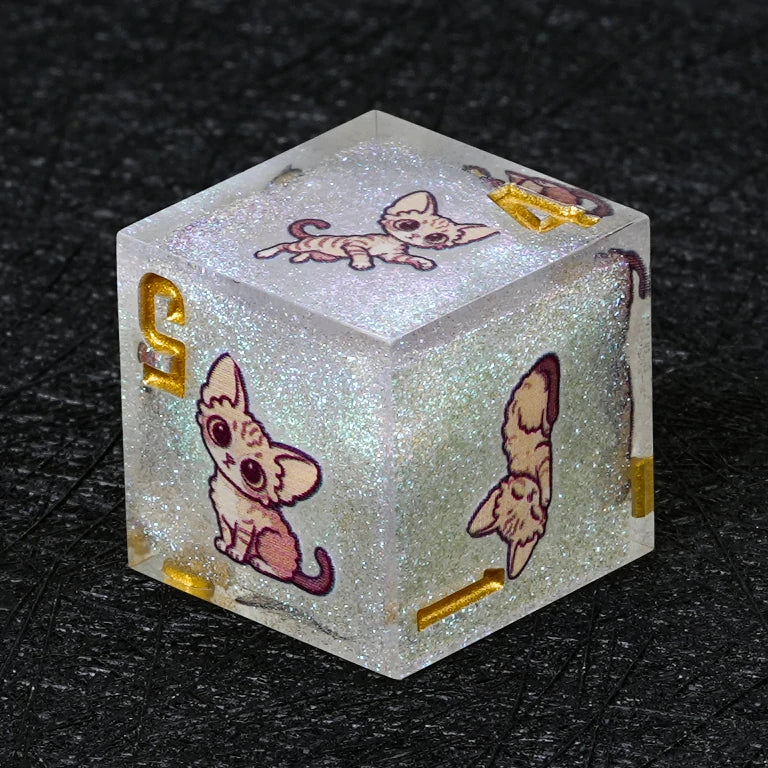 Kickstarter Dice — Devon Rex Polyhedral DND Resin Dice Set
