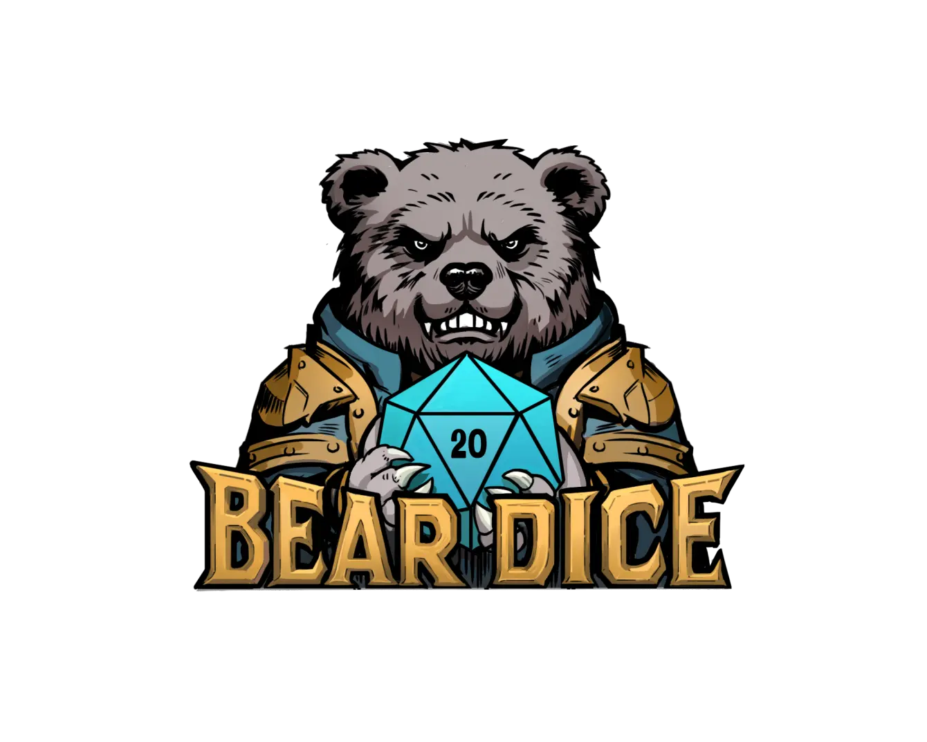 BearDice is a tabletop game dice brand with creative designs | Bear Dice