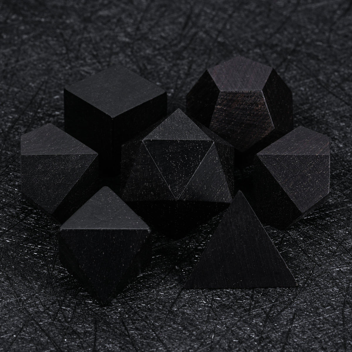 Customizable wooden dice sets-engrave patterns, text, symbols, and more