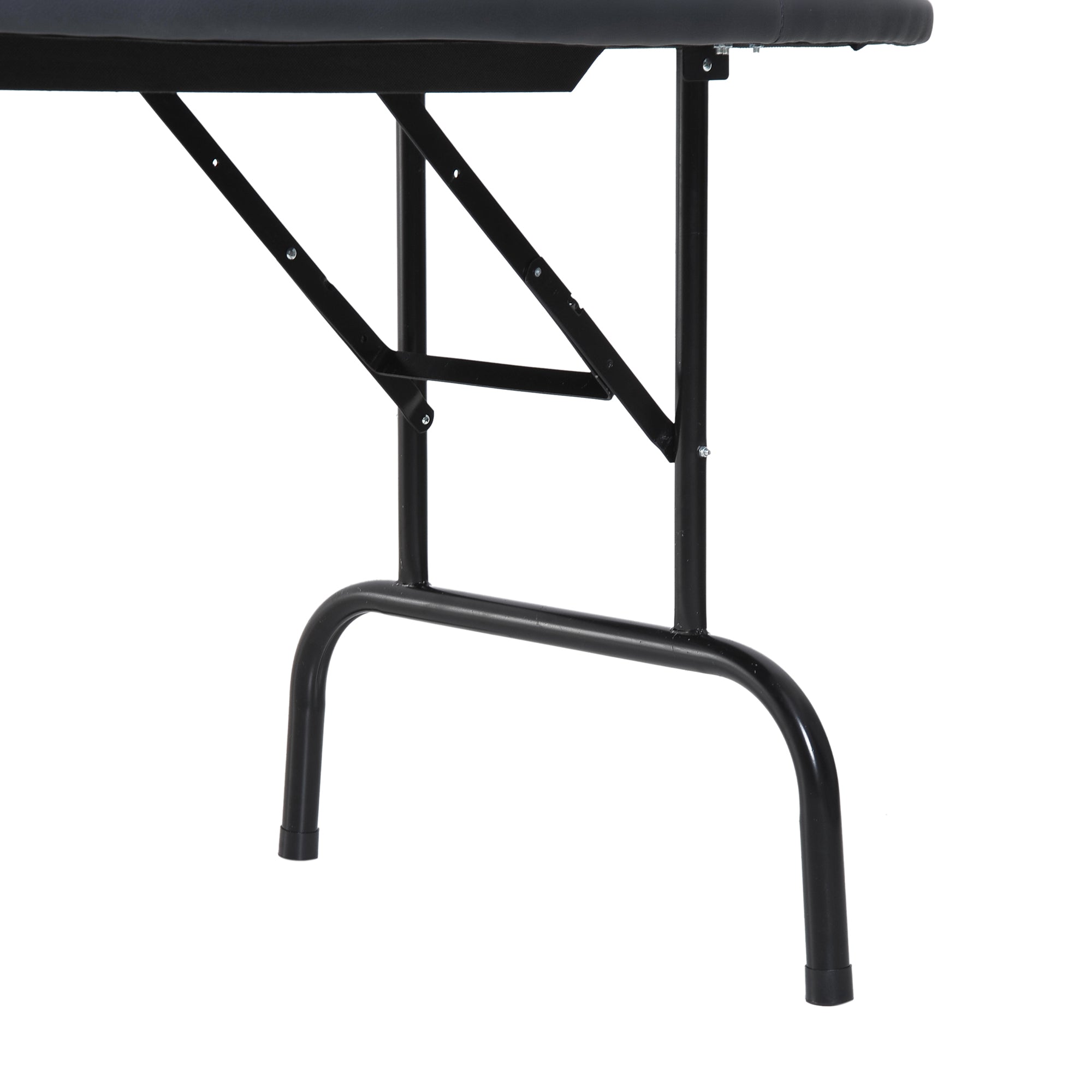 72-Inch Foldable Portable Poker Table with Blue Felt Surface and Sturdy Steel Legs | Bear Dice