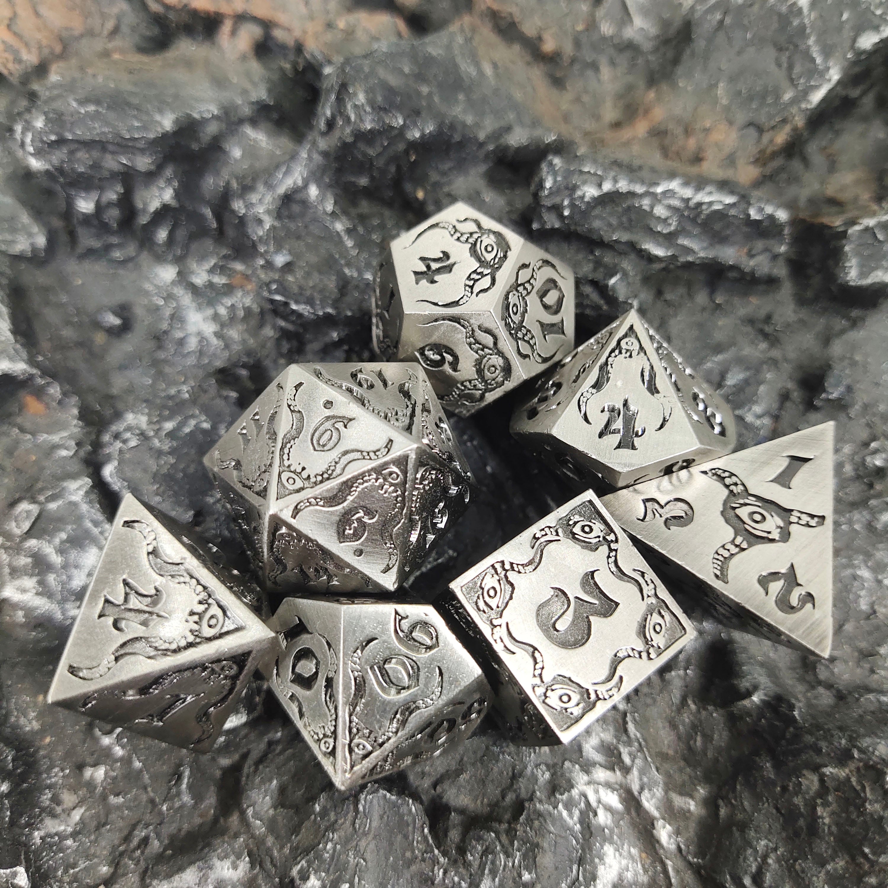 Clearance Discount-Devil's Eye Metal Dice Set Series