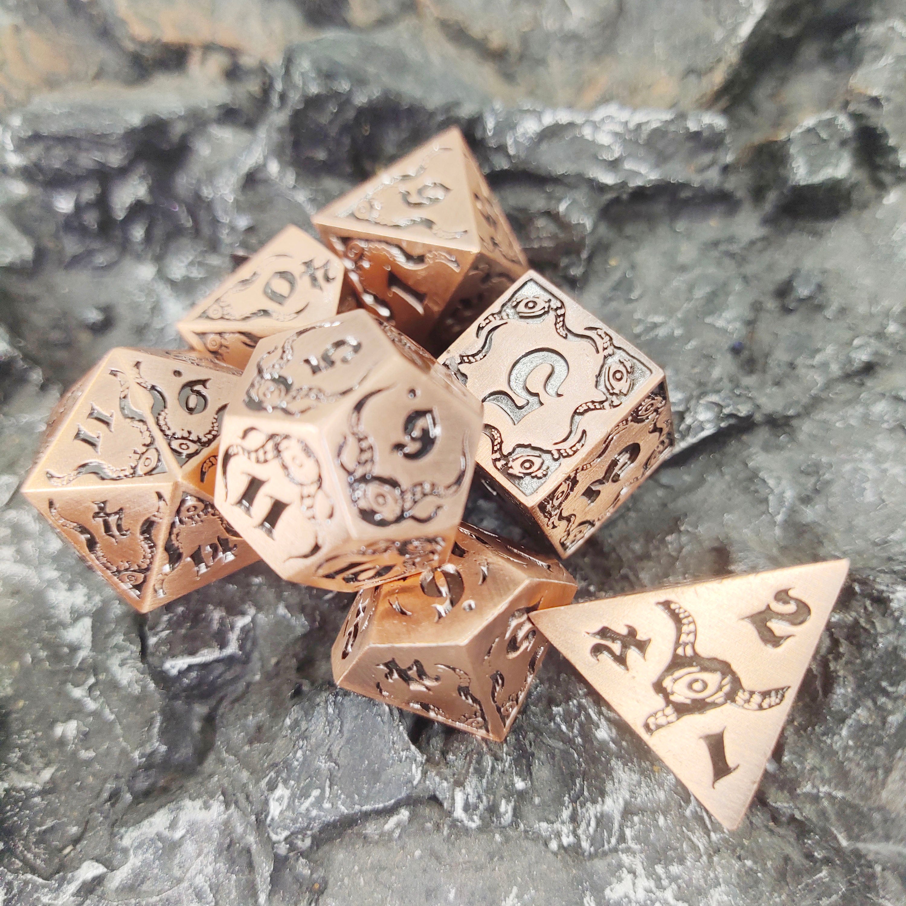 Clearance Discount-Devil's Eye Metal Dice Set Series