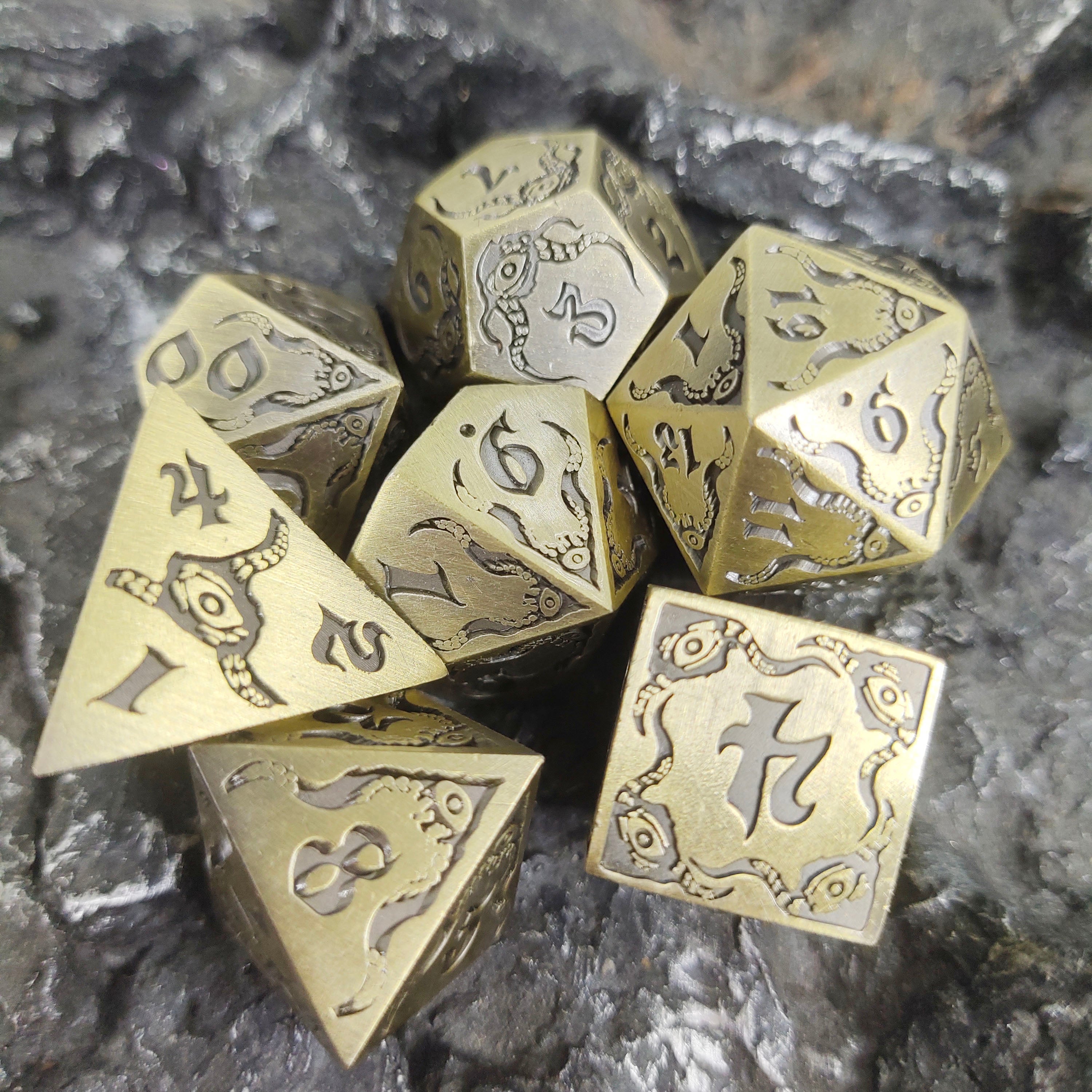 Clearance Discount-Devil's Eye Metal Dice Set Series