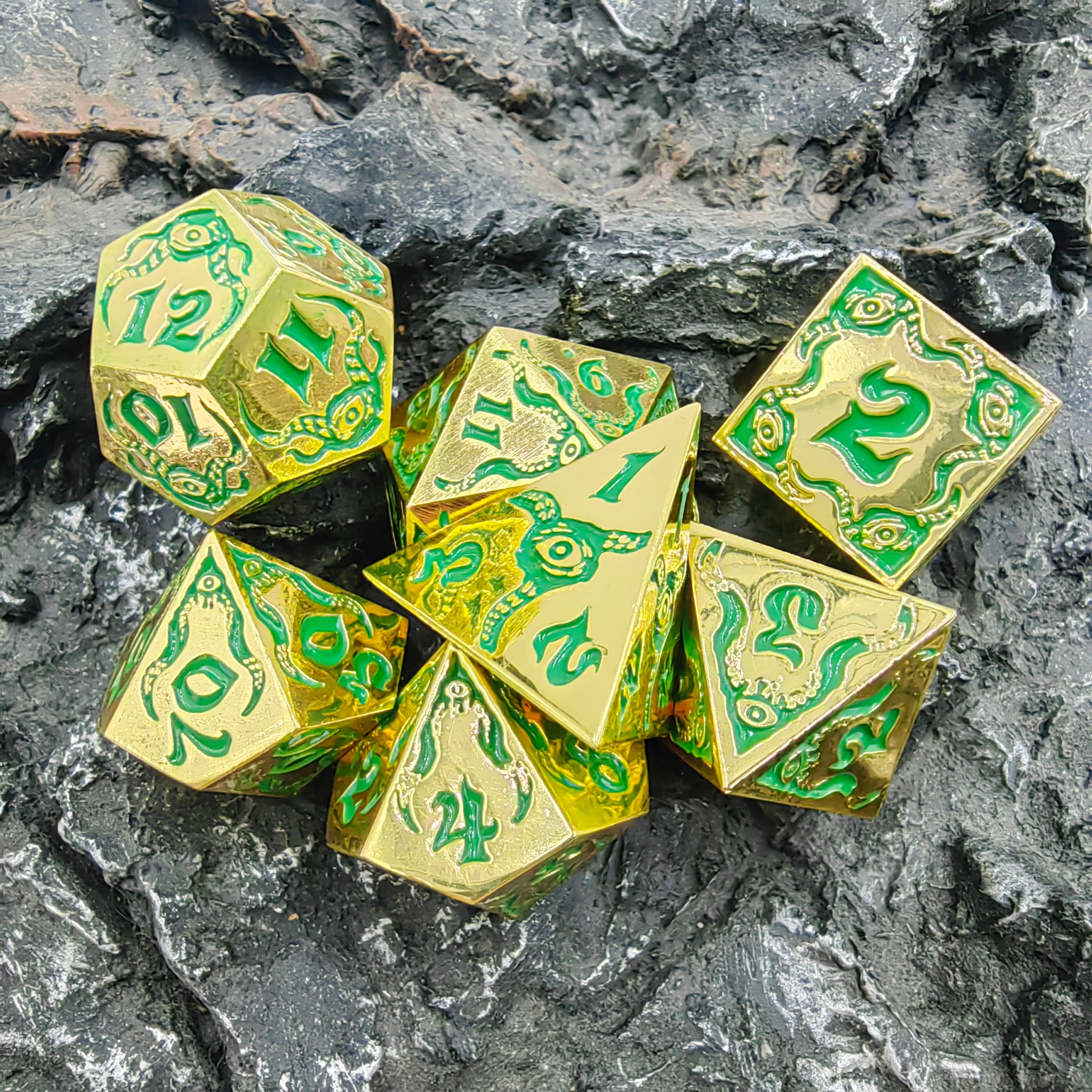 Clearance Discount-Devil's Eye Metal Dice Set Series