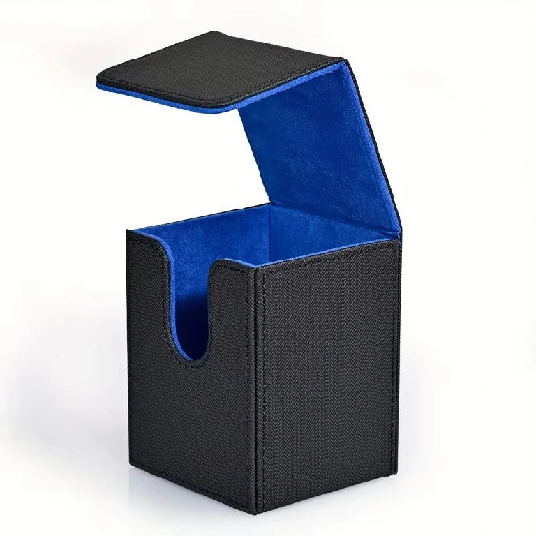MTG Card Storage Box | PU Vertical-Insert Magnetic Case for Pokémon and Tabletop Game Card Collections