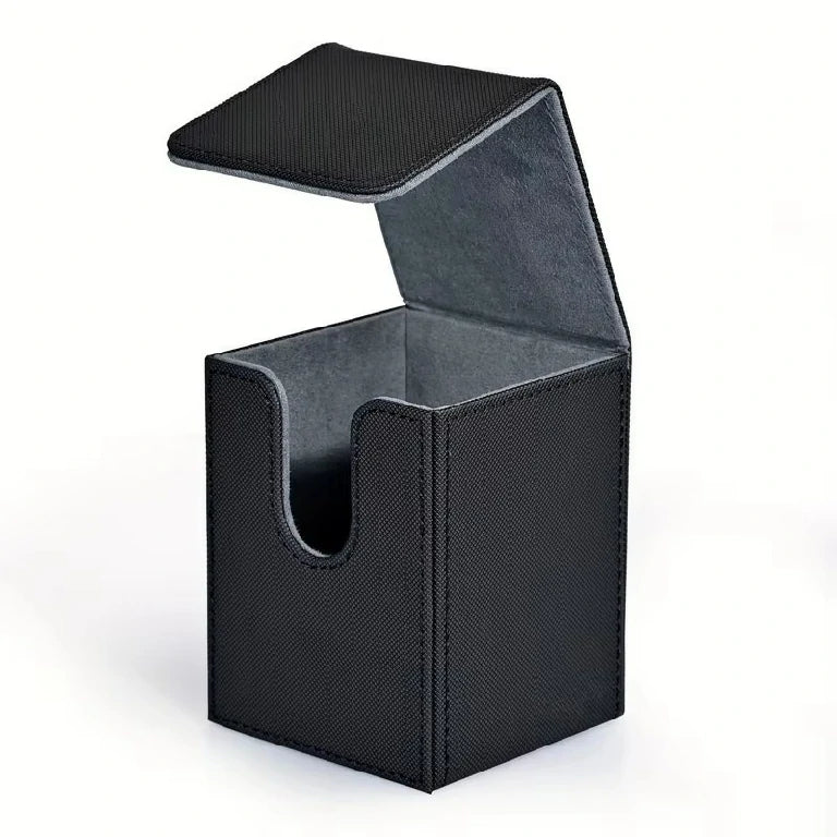 MTG Card Storage Box | PU Vertical-Insert Magnetic Case for Pokémon and Tabletop Game Card Collections